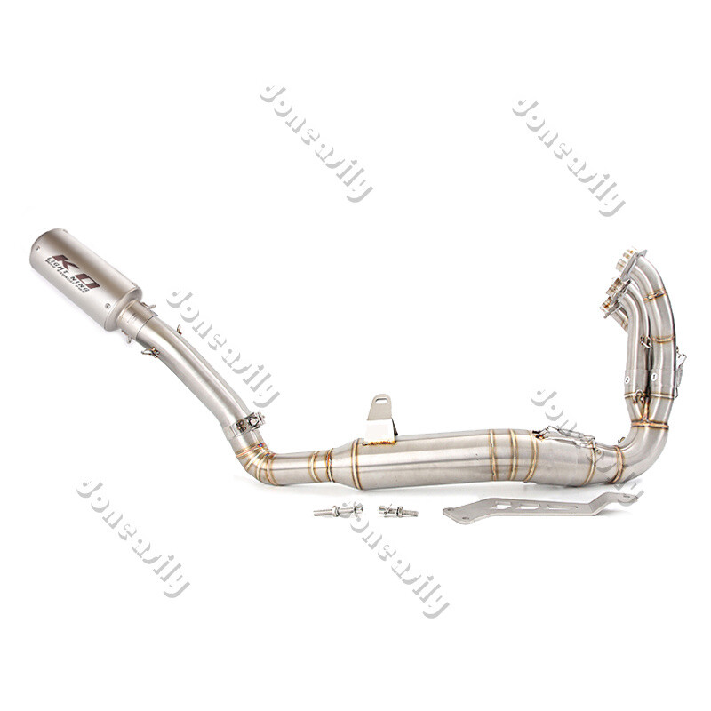 Slip on for Yamaha MT-09 FZ09 2020-2023 Header Link Pipe + Exhaust Muffler 51mm