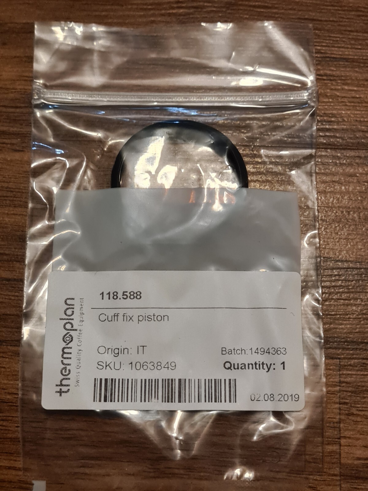 Thermoplan 118.588 Cuff Fix Piston 40500.1010