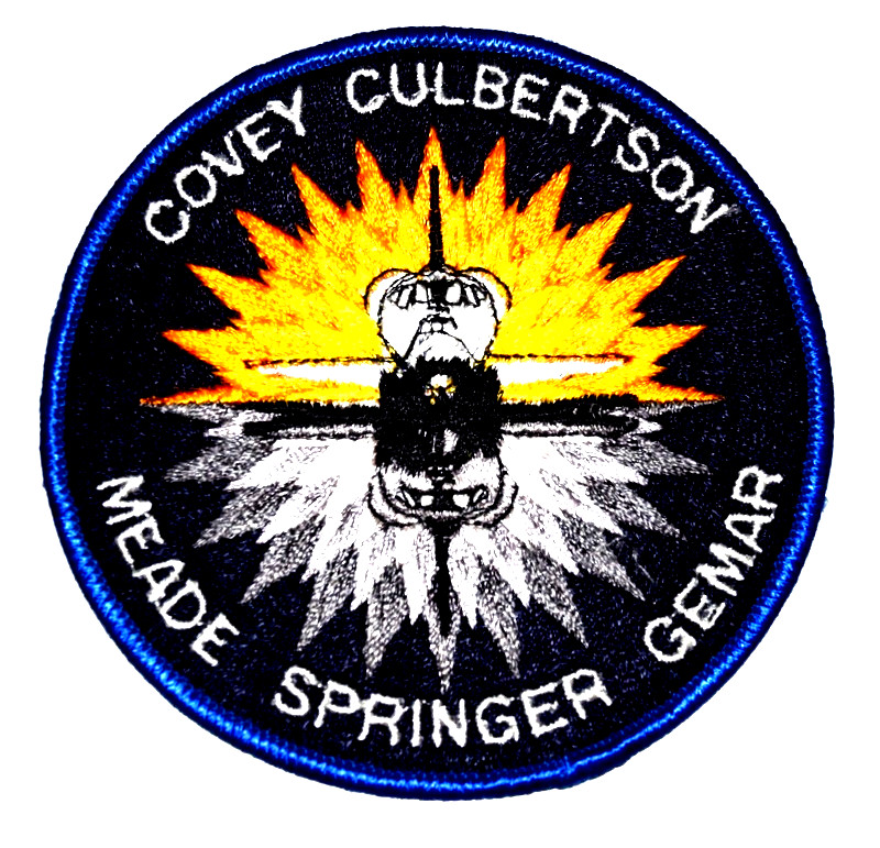 NASA–ATLANTIS SPACE SHUTTLE STS-38– NOV 15 1990 Covey Culbertson Police Patch 1F