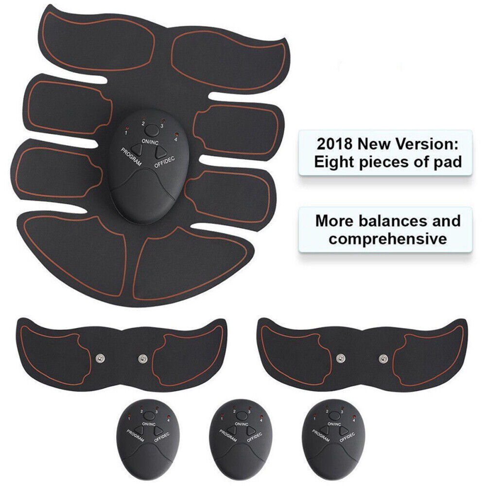 Professional AB & Arms Electric Abdominal Trainer Muscle Stimulator Massager