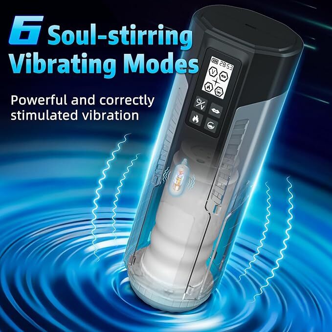 Automatic Male Masturbator Cup Thrusting Heating Vibrator Telescopic Lubricants