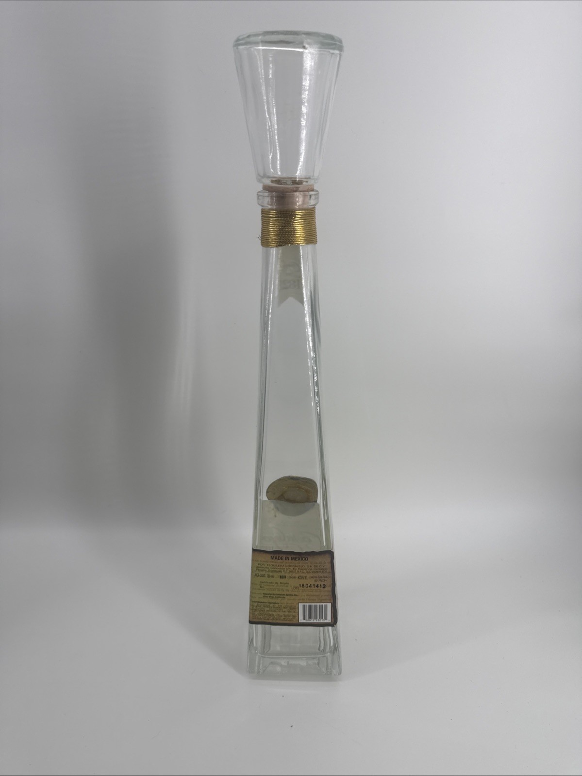1821 Corralejo TEQUILA EXTRA AÑEJO Bottle (Empty)