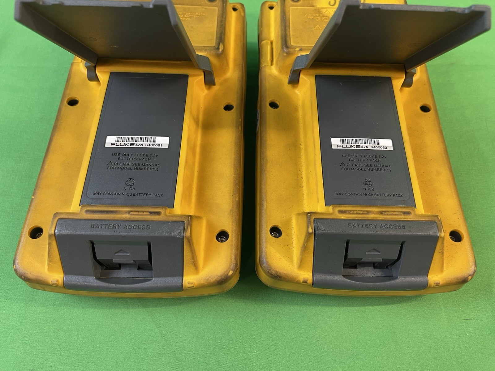 Fluke DSP-100 LAN CableMeter & DSP-SR Smart Remote Power Tested Blank Display