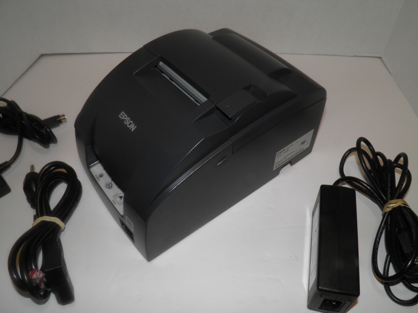 EPSON TM-U220B (663) M188B Kitchen/Bar POS Receipt Printer Ethernet w AC Adapter