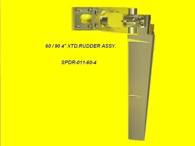 SPEEDMASTER MODEL PRODUCTS,SPDR-011-60-4, TAPERED SGL RUDDER BLADE W/ BRG BLCK