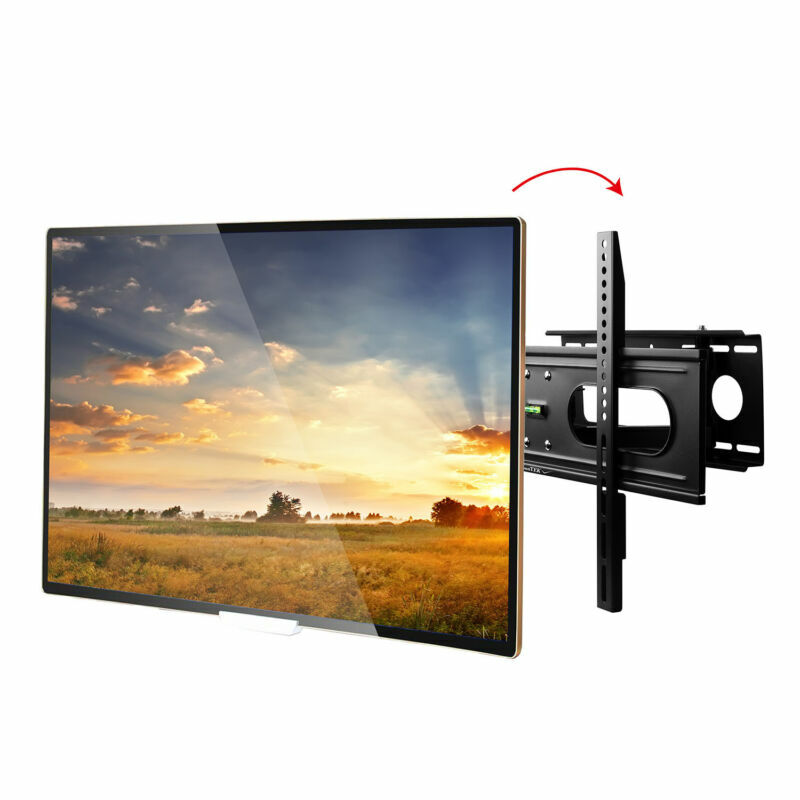 Full Motion LED LCD Flat TV Wall Mount Bracket F 37 42 46 50 52 55 60 65 70 inch