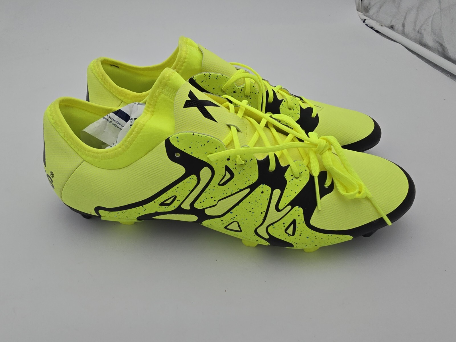 Adidas X 15.2 FG Leather B26933 Yellow boots Cleats mens Football SIZE 13 New