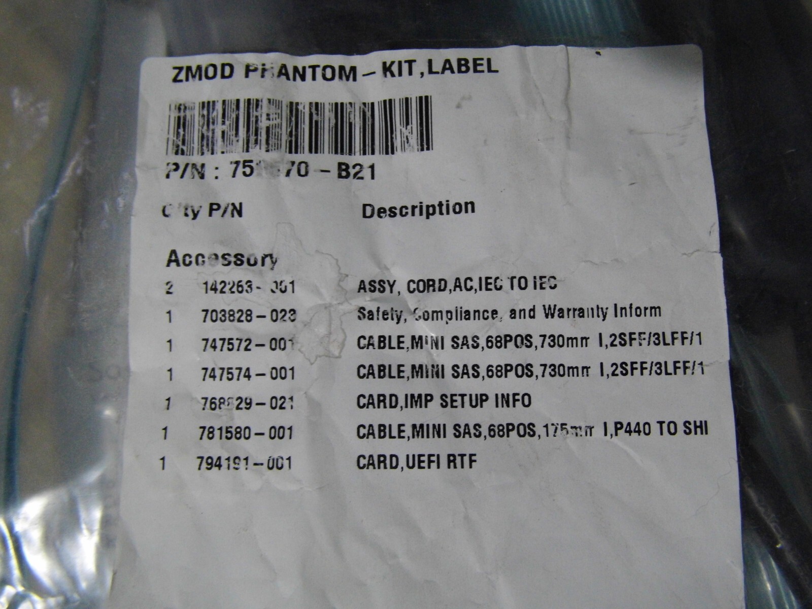 ZMOD PHANTOM KIT - CABLES
