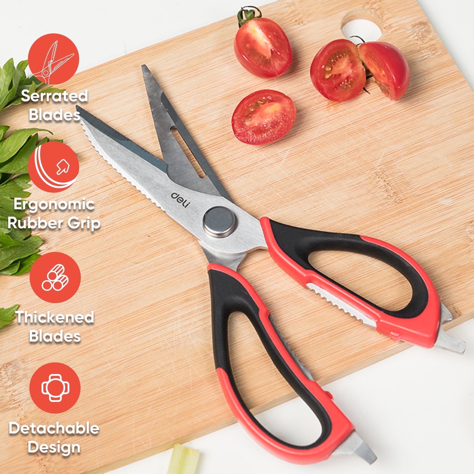 Deli 4-in-1 Kitchen Scissors