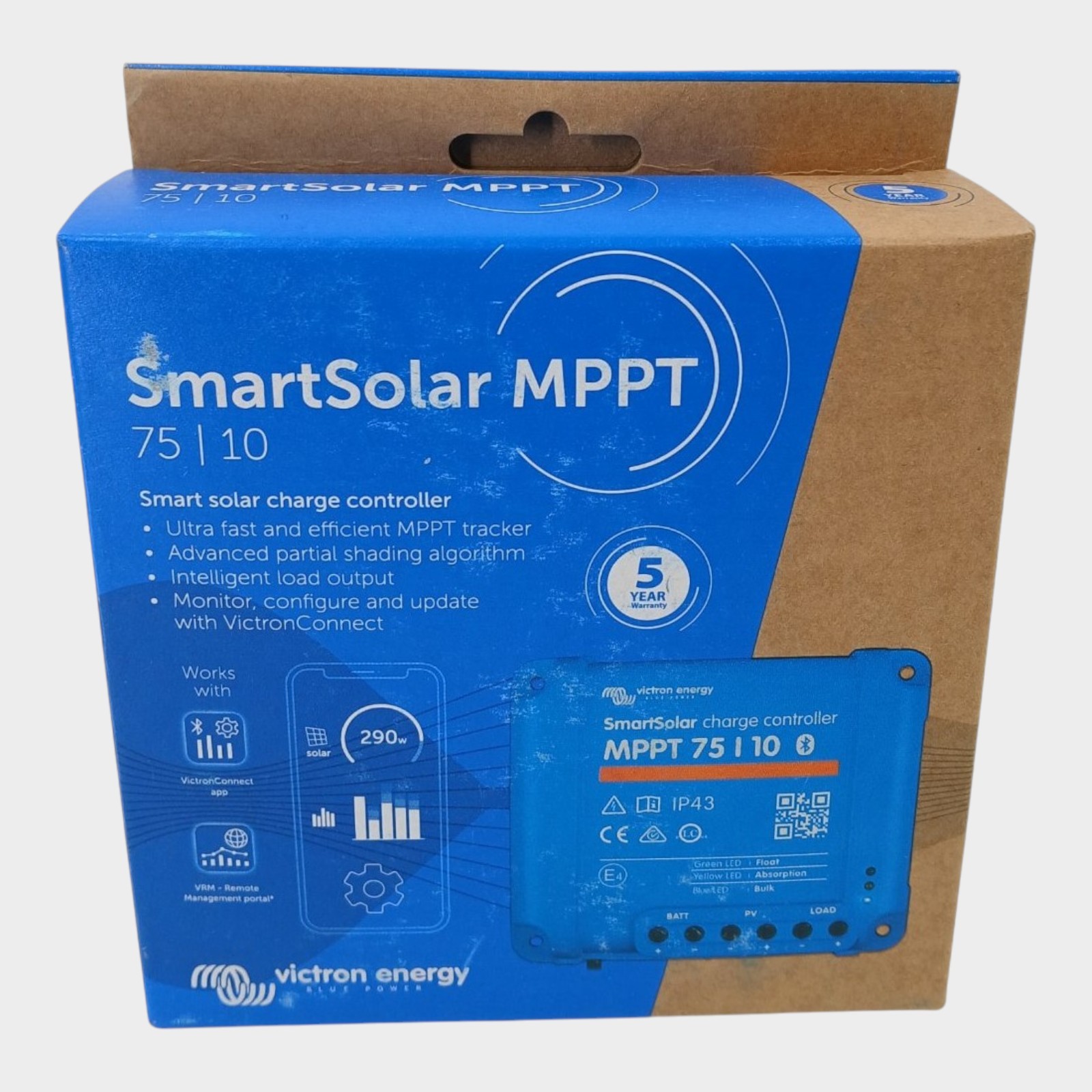 Victron Energy SmartSolar MPPT 75/10 Solar Charge Controller 12/24V