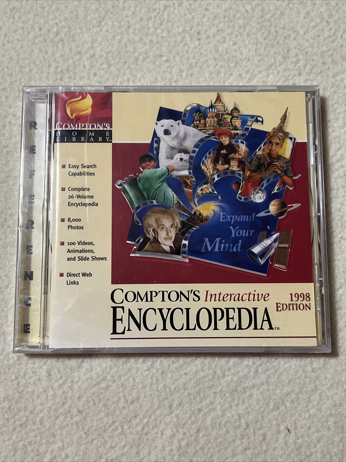 CD-ROM Compton's Home Library Interactive Encyclopedia 1998 Edition NEW/Sealed