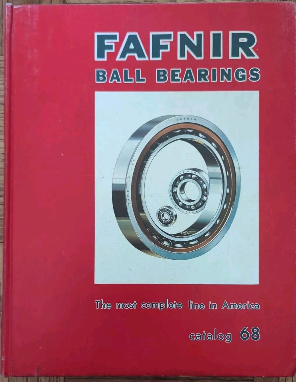 1967 Fafnir Ball Bearings HC Catalog 68 1st Edition 1st Printing