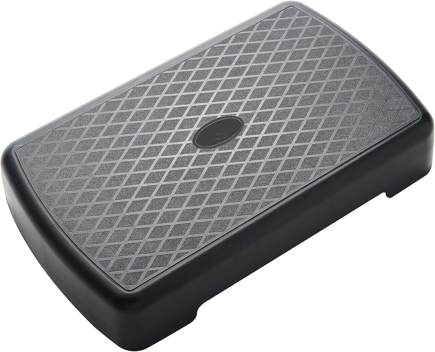 Adjustable 18" Aerobic Step Platform with 2 Risers for Versatile Workouts