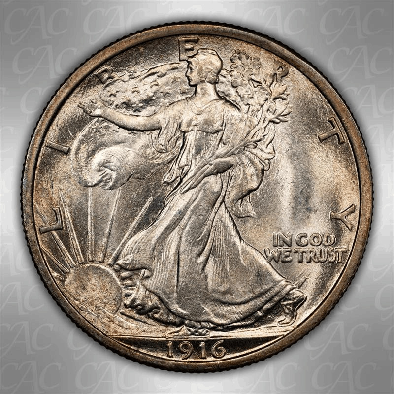1916 50c CACG MS 63