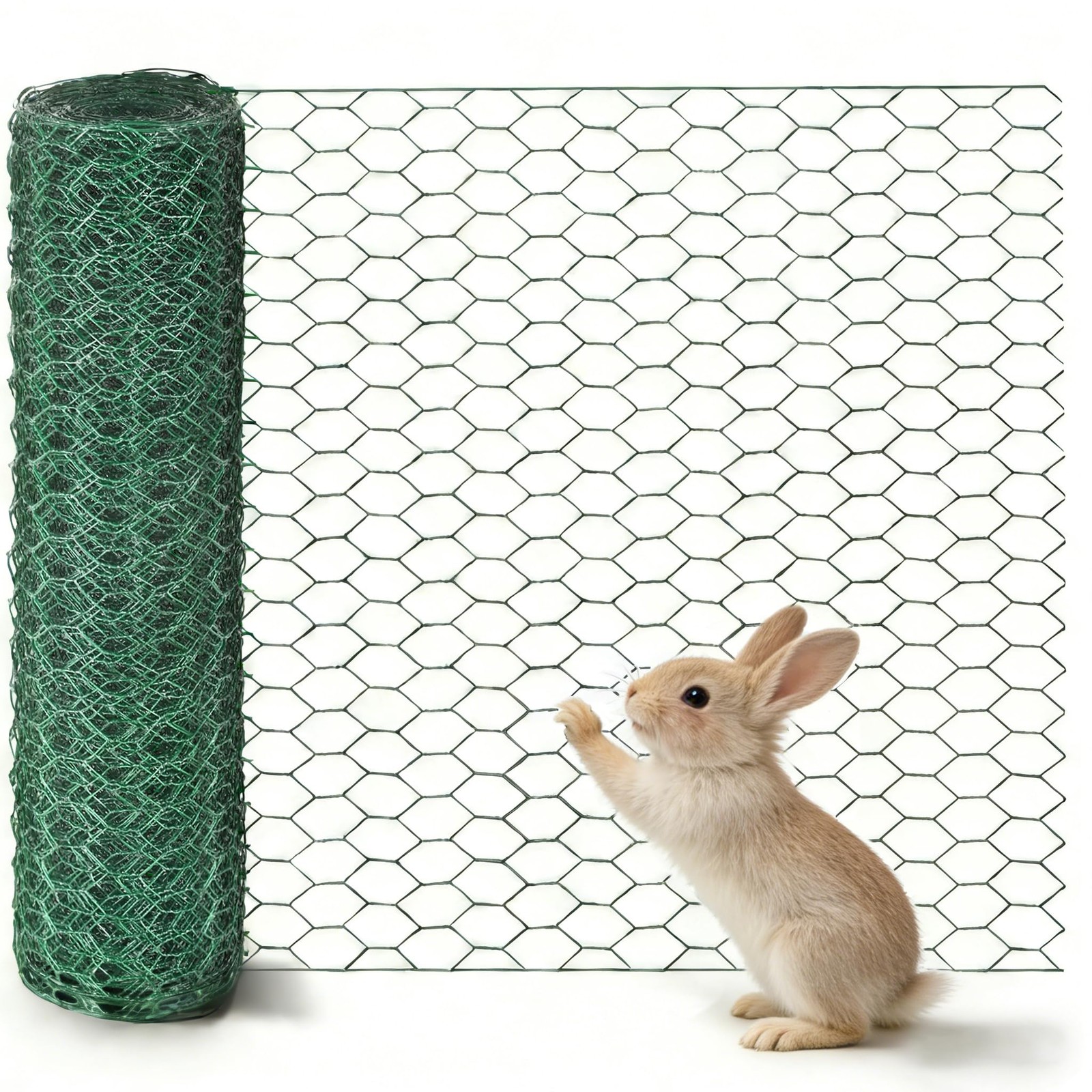 Chicken Wire for Floral Arrangements 15.7 x 157 in, x 157 Inches, Green