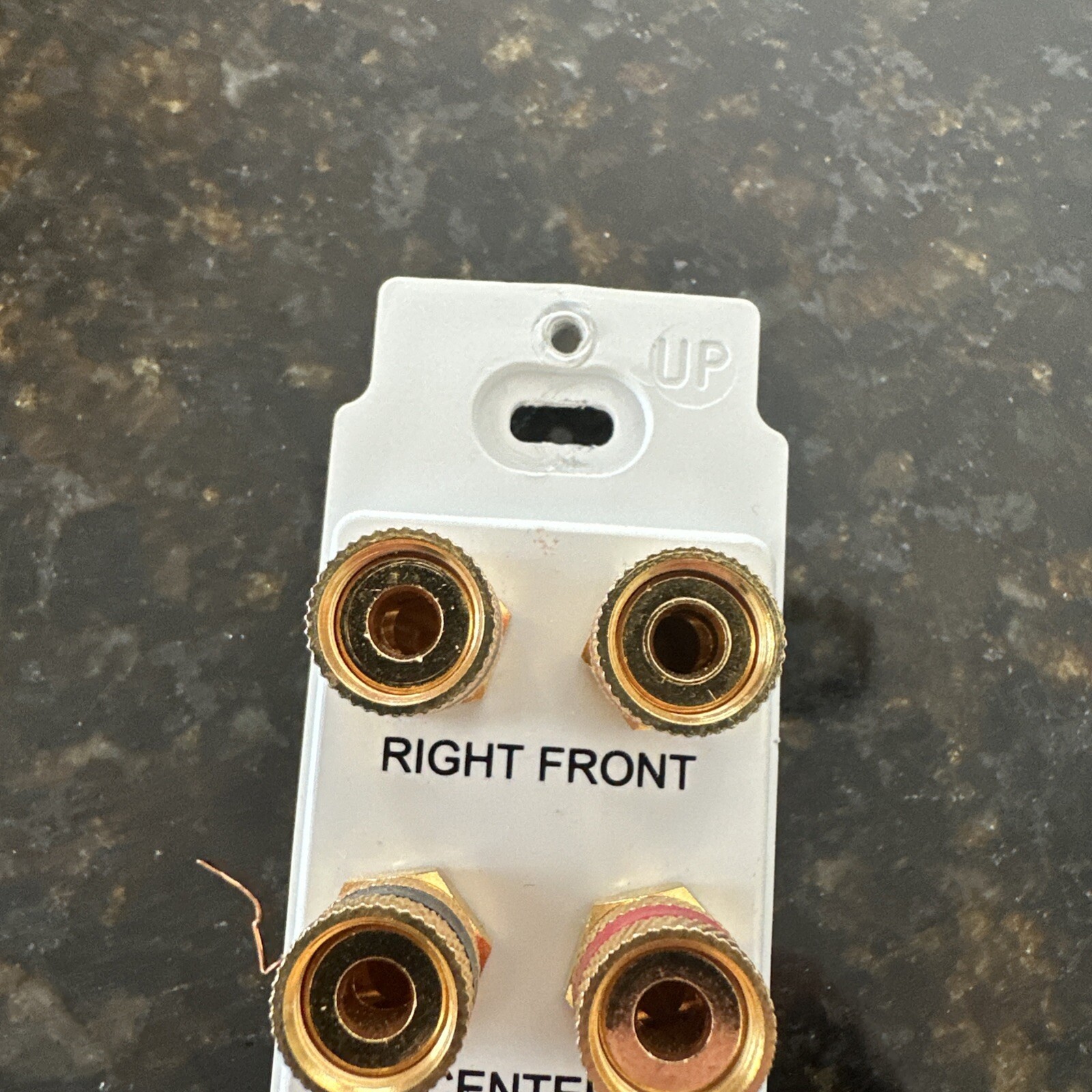 Three Speaker Wall Plate
