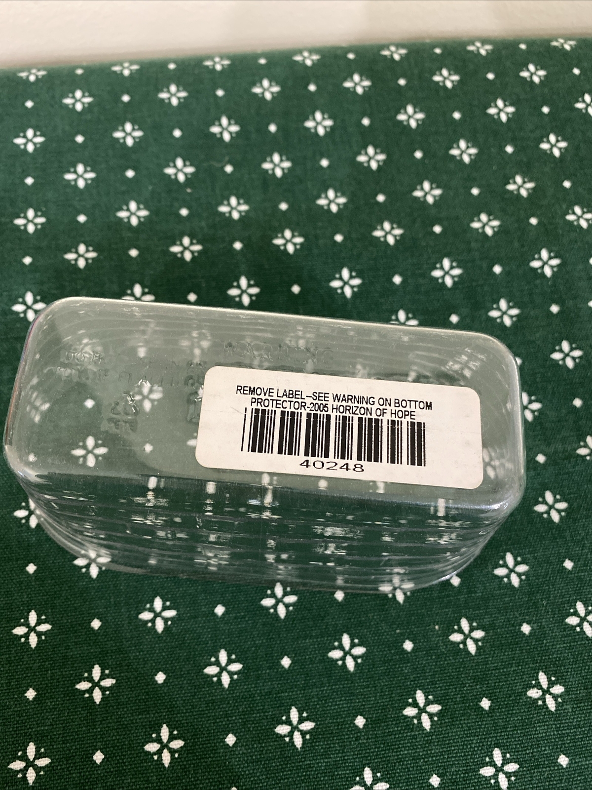 Longaberger 2005 Horizon of Hope Plastic Protector Only