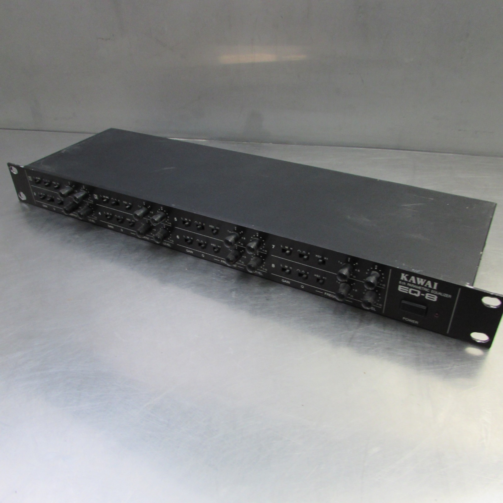 Kawai EQ-8 Parametric 8 Channel Equalizer Rack - Japan - for Parts