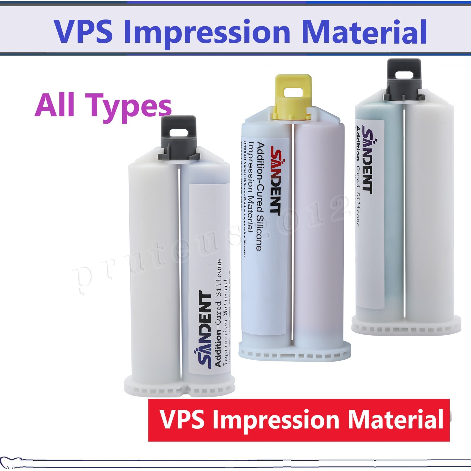 Dental Impression Material, VPS Heavy & Light Body, Fast (Choose Qtys)