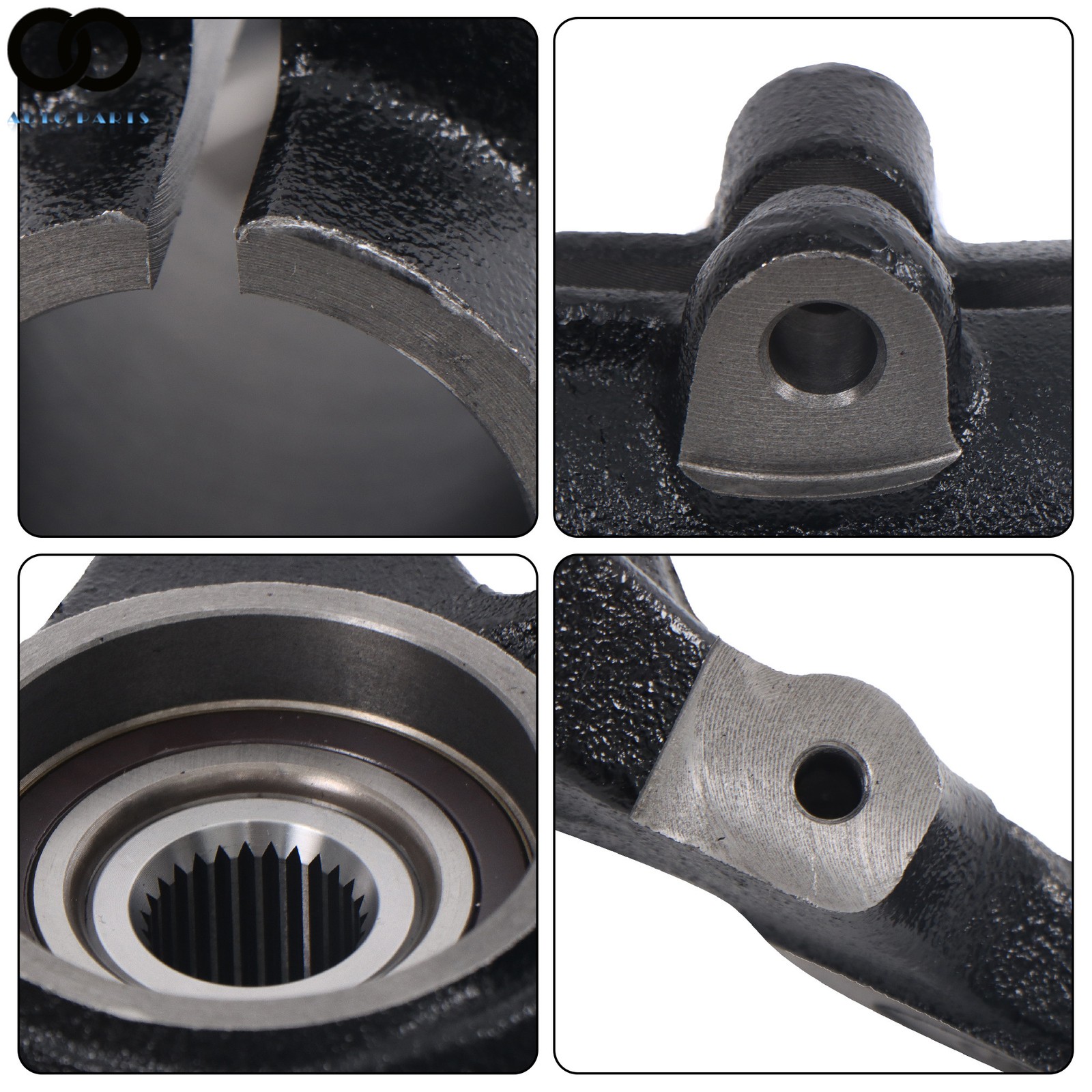 Front Steering Knuckle & Wheel Hub Bearing Assembly Driver For Ford Focus 2.0L