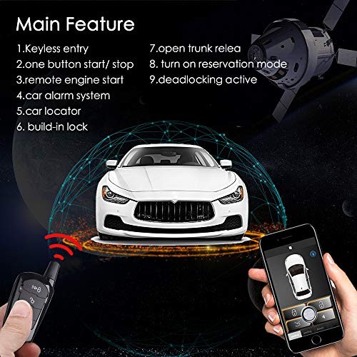 Universal Car Remote Engine Start One Key Engine Remote Start without Start