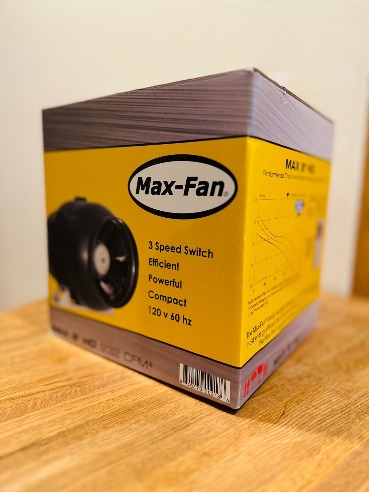 Amazing Condition Max-Fan 932 CFM Can Fan 8-Inch 8” HO Fan | 120V