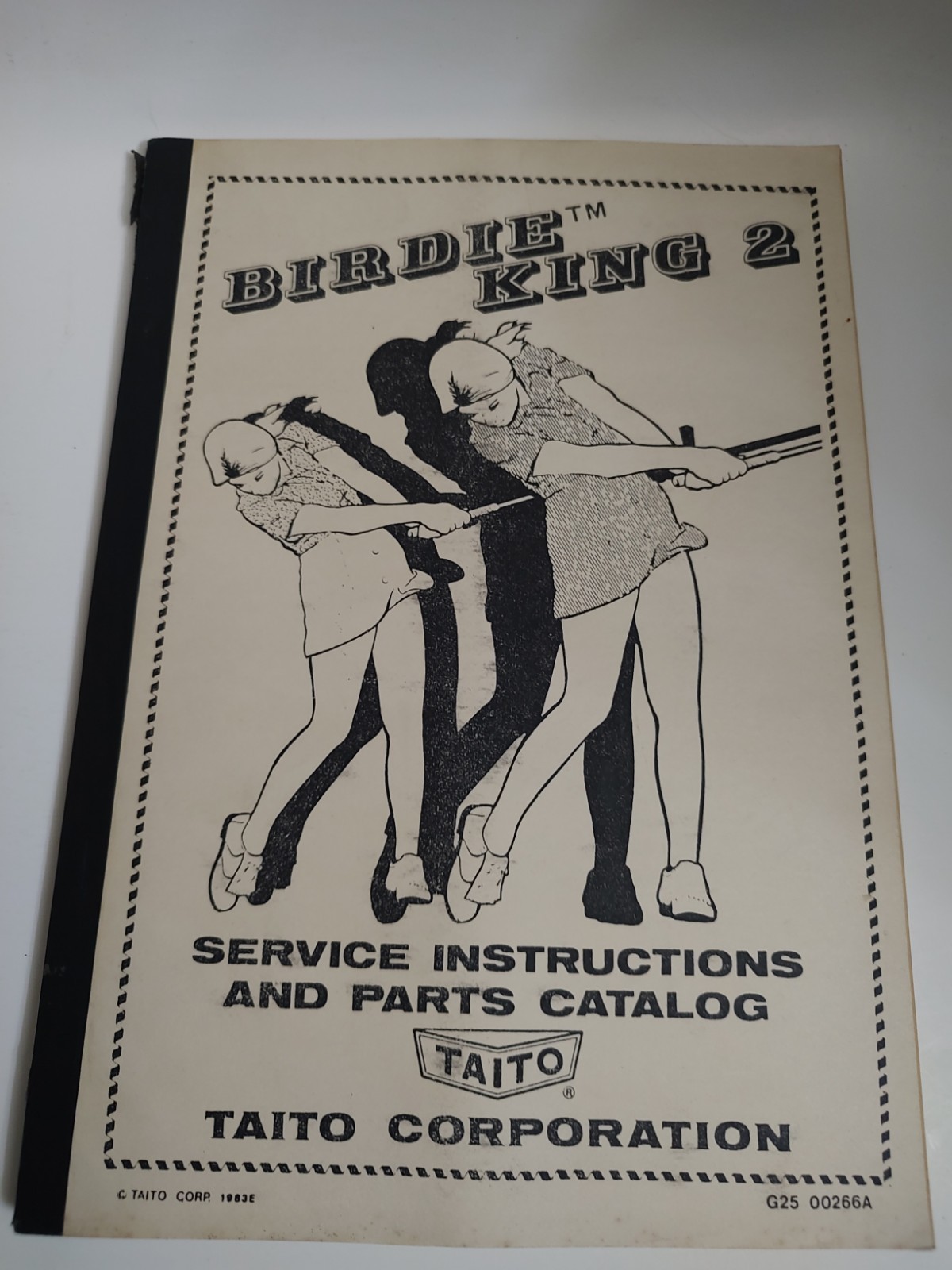 Taito Birdie King 2 Service Instructions Parts Catalog Arcade Manual Original...