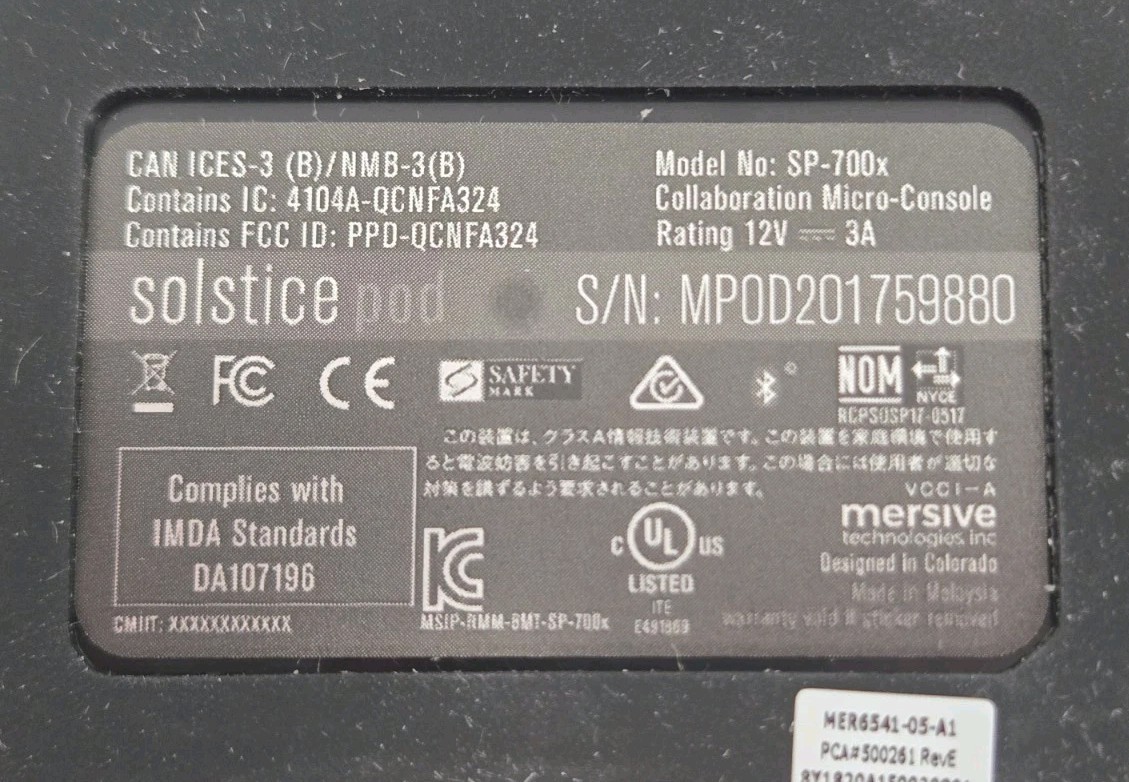 Solstice POD SP-700x Wireless Presentation System - NEW!