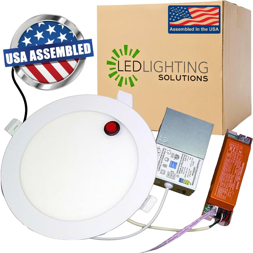 LED & Lighting Solutions 6" Dimmable Ultra Slim, Battery Powered 6", 5000K