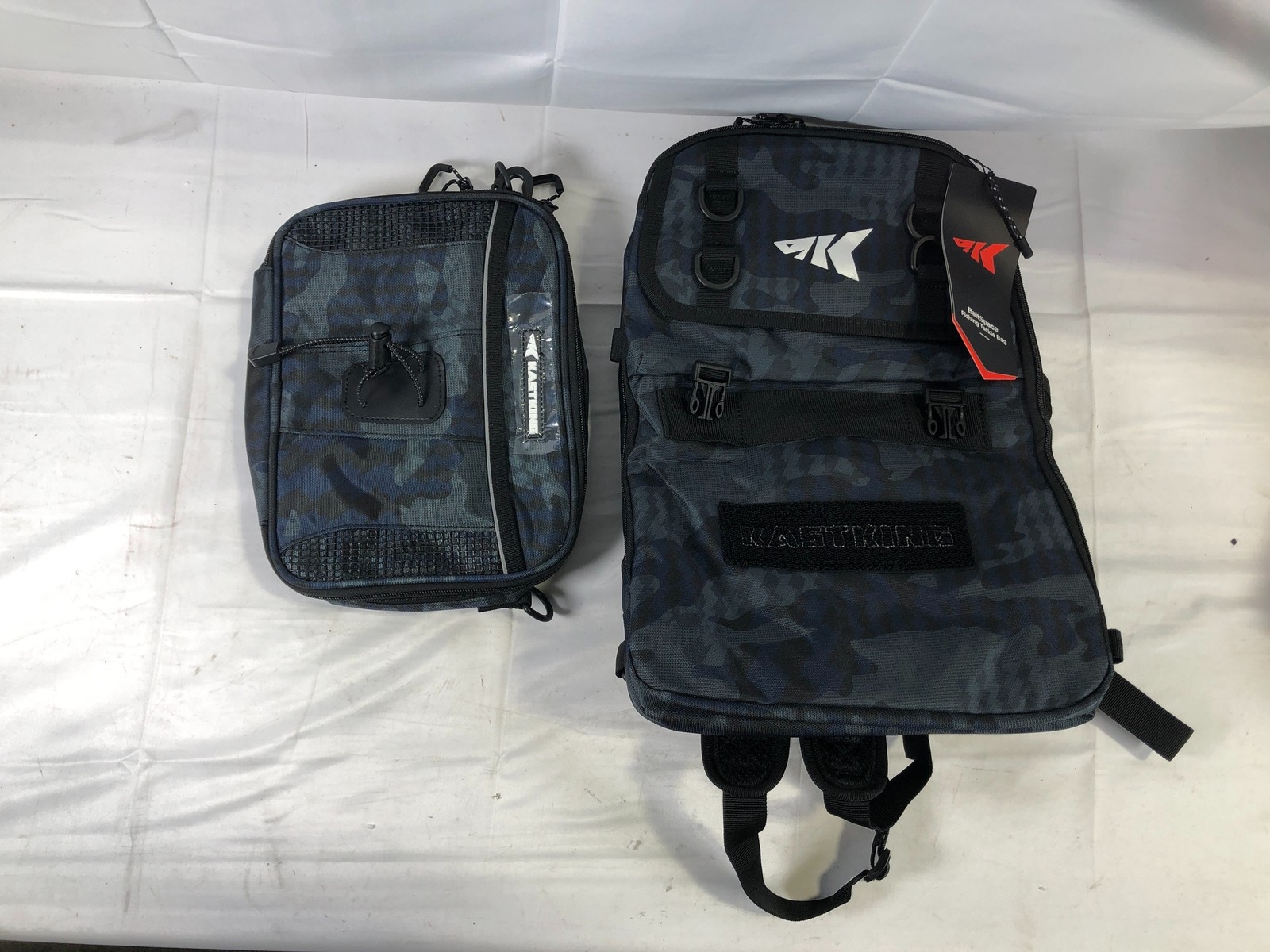 KastKing BaitSpace Fishing Tackle Bag Camo w/ Accessory Pouch