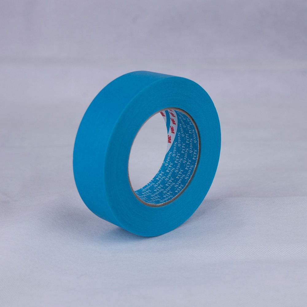 3M 3434 Automotive Detailing Masking Tape 38mm - Low tack blue detailers tape