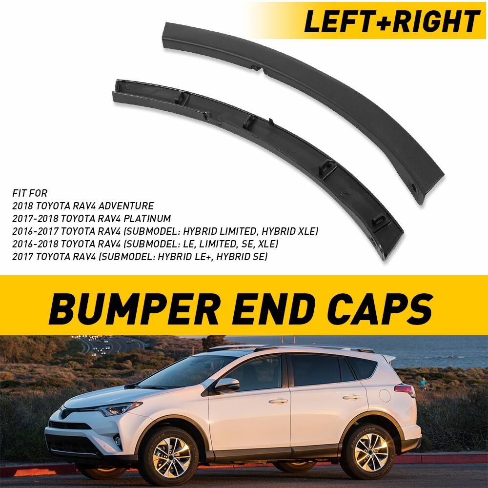 For 2016-2018 Toyota RAV4 Front Fender Flare Molding Trim Driver Passenger Side