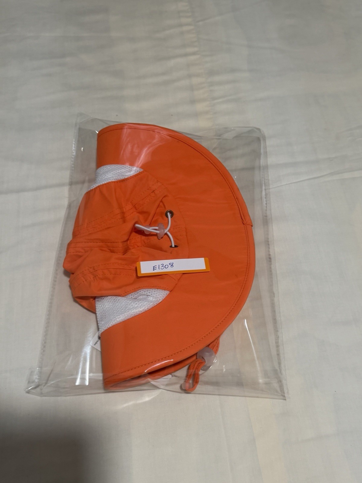 Connectyle Orange Wide Brim Sun Hat UPF 50+ Adjustable Mesh Vent Bucket Hat NWT
