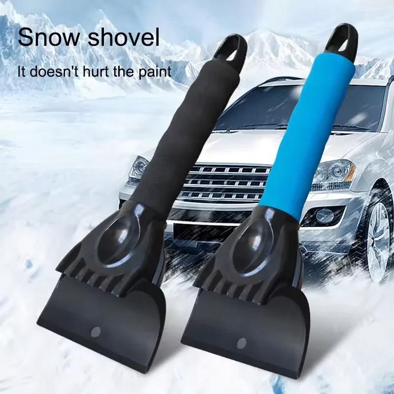 Car Windshield Snow Shovel Ice Scraper Winter Window Door Cleaning Tool Auto