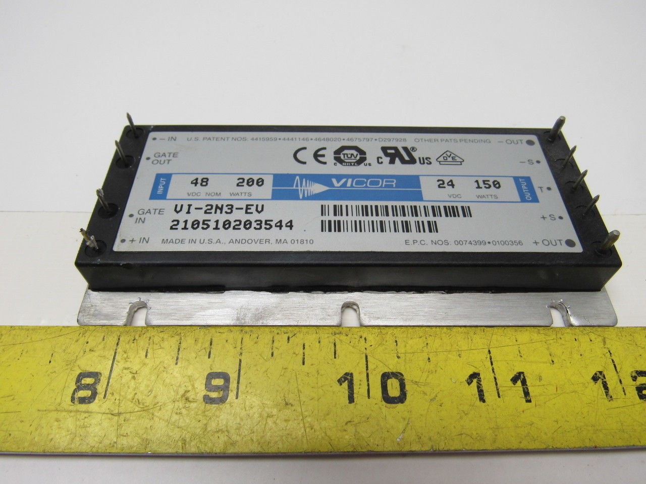 Vicor VI-2N3-EV Isolated DC/DC Converter  48V IN 24V OUT 150W