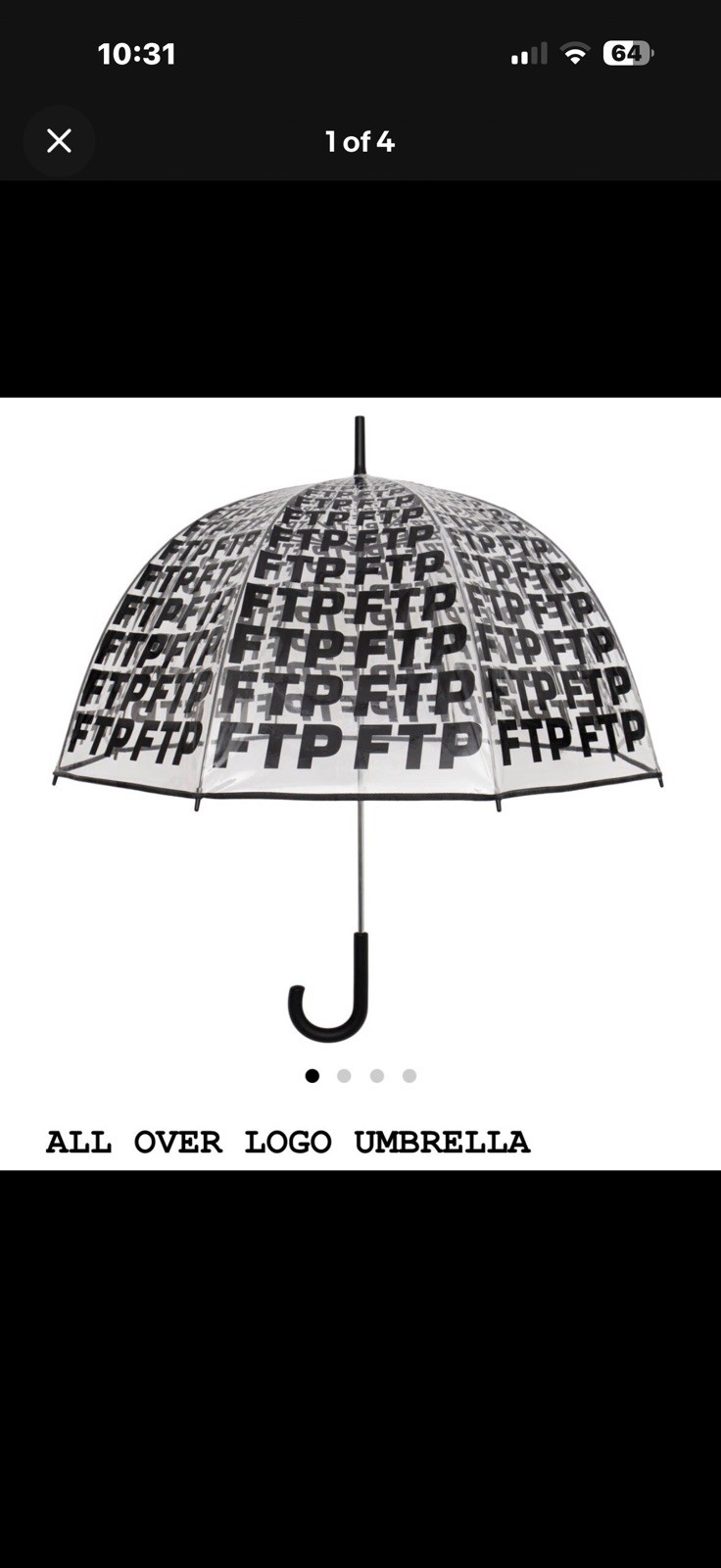 FTP All Over Logo Umbrella