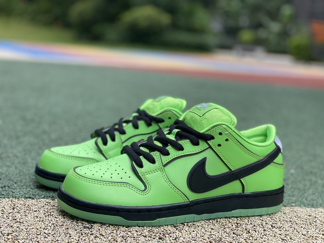 NK DK Low The Powerpuff Girls Buttercup FZ8319-300 Men's Shoe Sizes 4-13