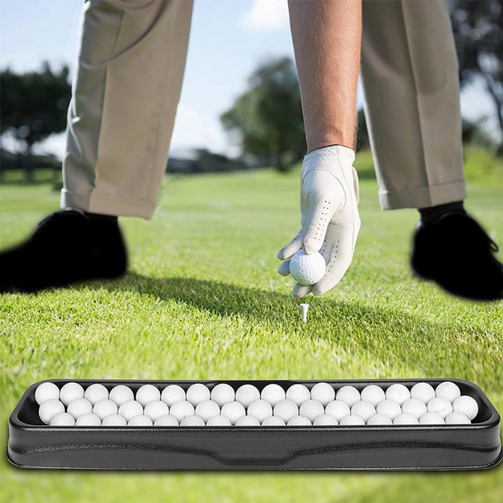 Golf Ball Holder Unbreakable Driving Range Golf Ball Tray Range Practice