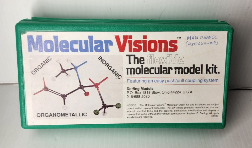 MOLECULAR VISIONS Flexible Model Kit CHEMISTRY Set