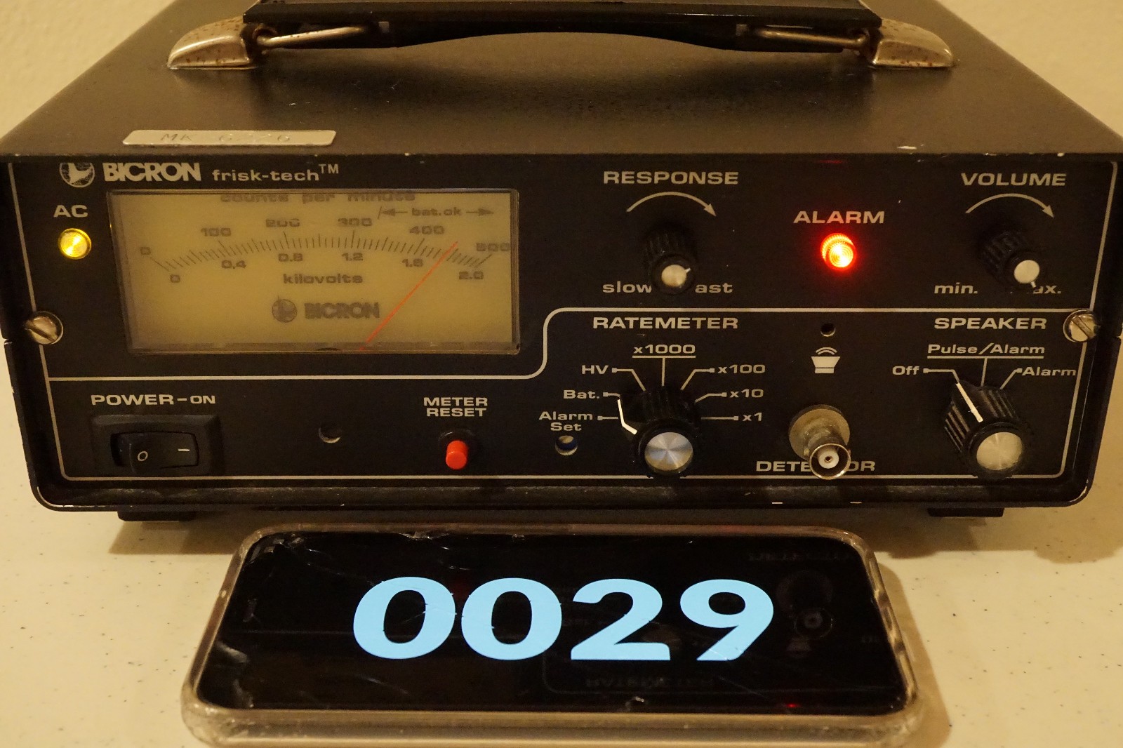 Bicron Frisktech Benchtop Radiation Meter 0029