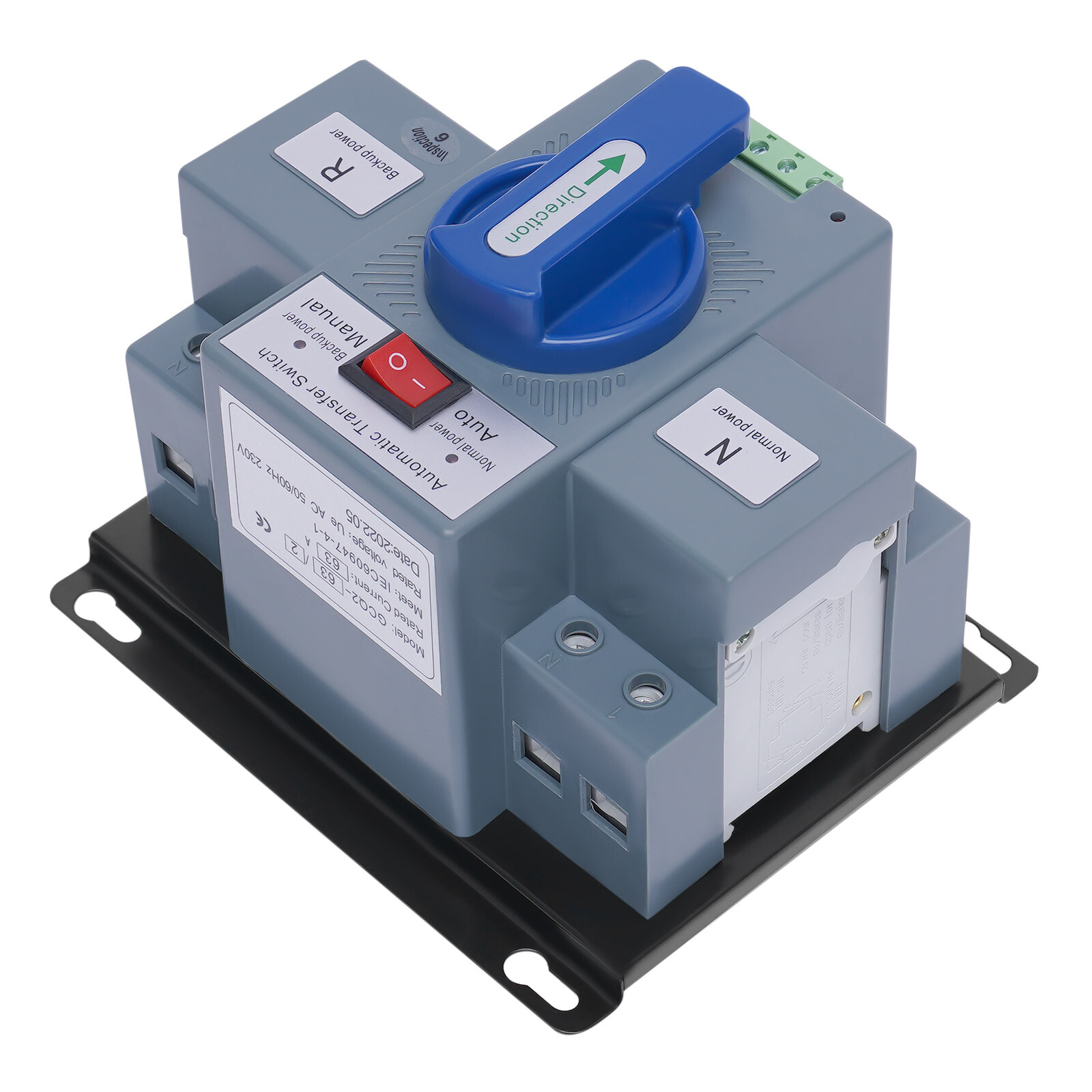 AC110V 2P 63A Generator Dual Power Changeover Switch Automatic Transfer Switch