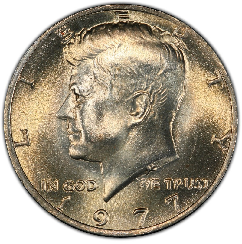 1977 P Mint State Kennedy Half Dollar 50C