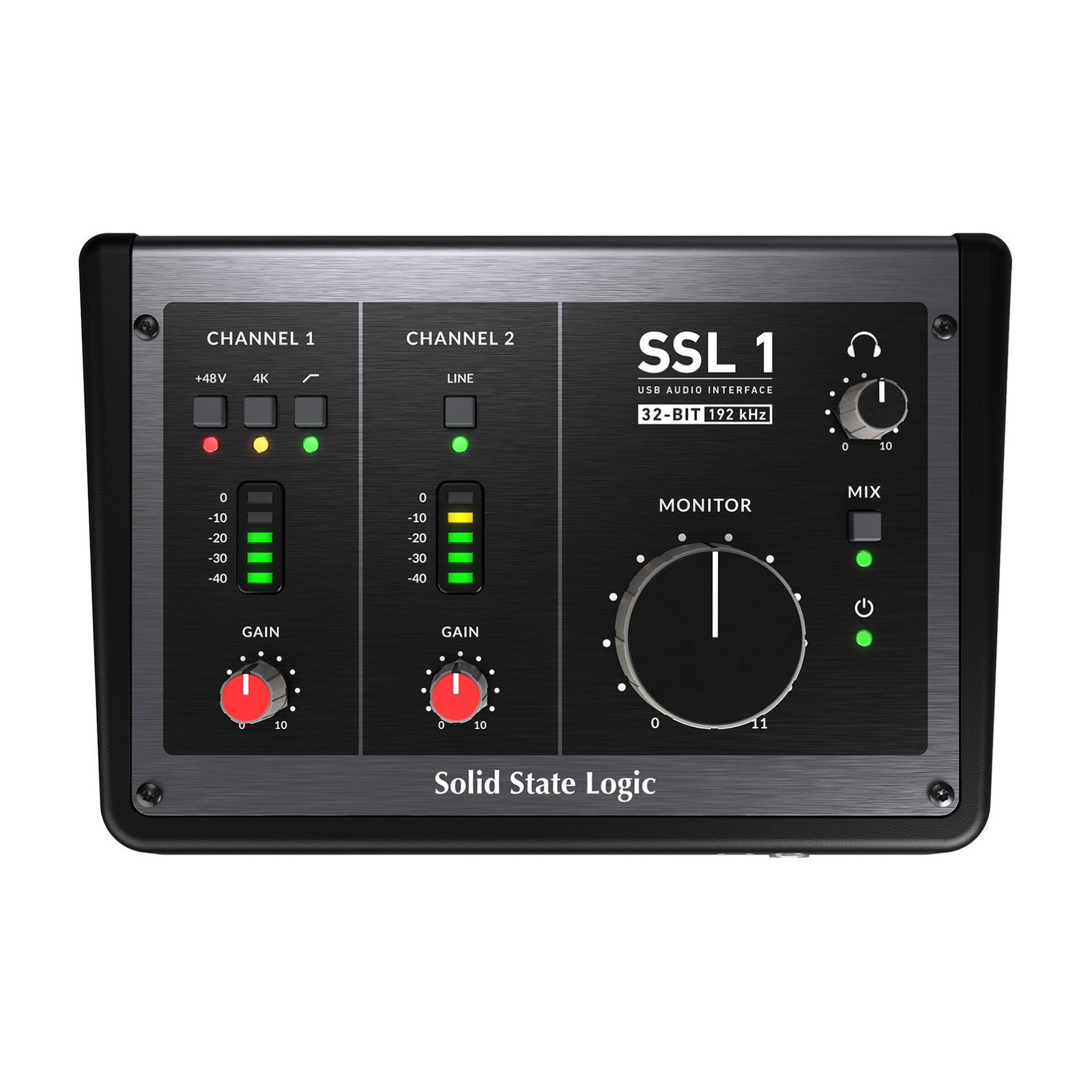Solid State Logic SSL 1 2x2 32-bit/192 kHz USB-C Audio Interface
