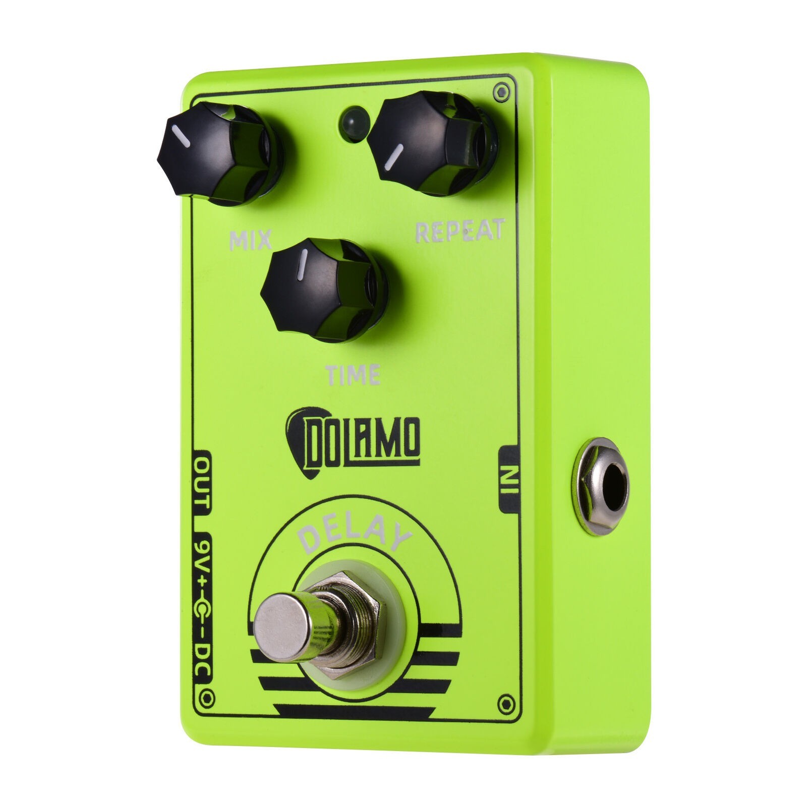 Dolamo D-14 Digital Delay 1000ms Guitar Effect Pedal W/ Controls True Bypass NEW
