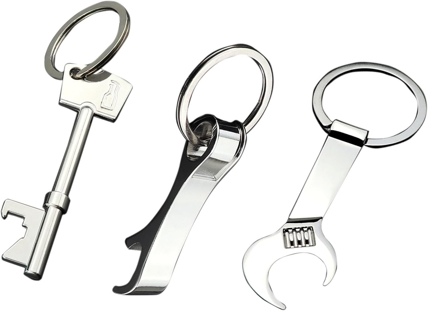 3 Pcs Beer Bottle Openers, Small Alloy Bottle Opener With Key Chain are Convenie