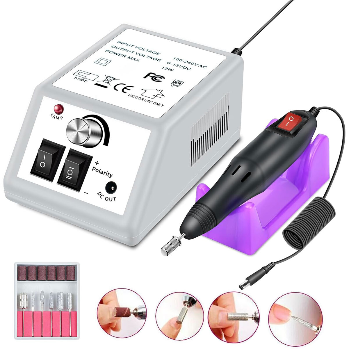Professional Electric Nail Drill Machine Nails File Electric Nail Drill Manicure