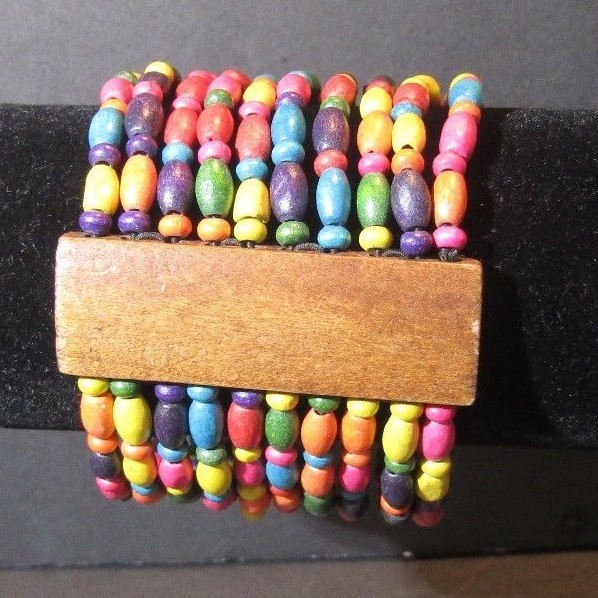 Handcrafted Multi-Colored Beaded Bracelet (601180