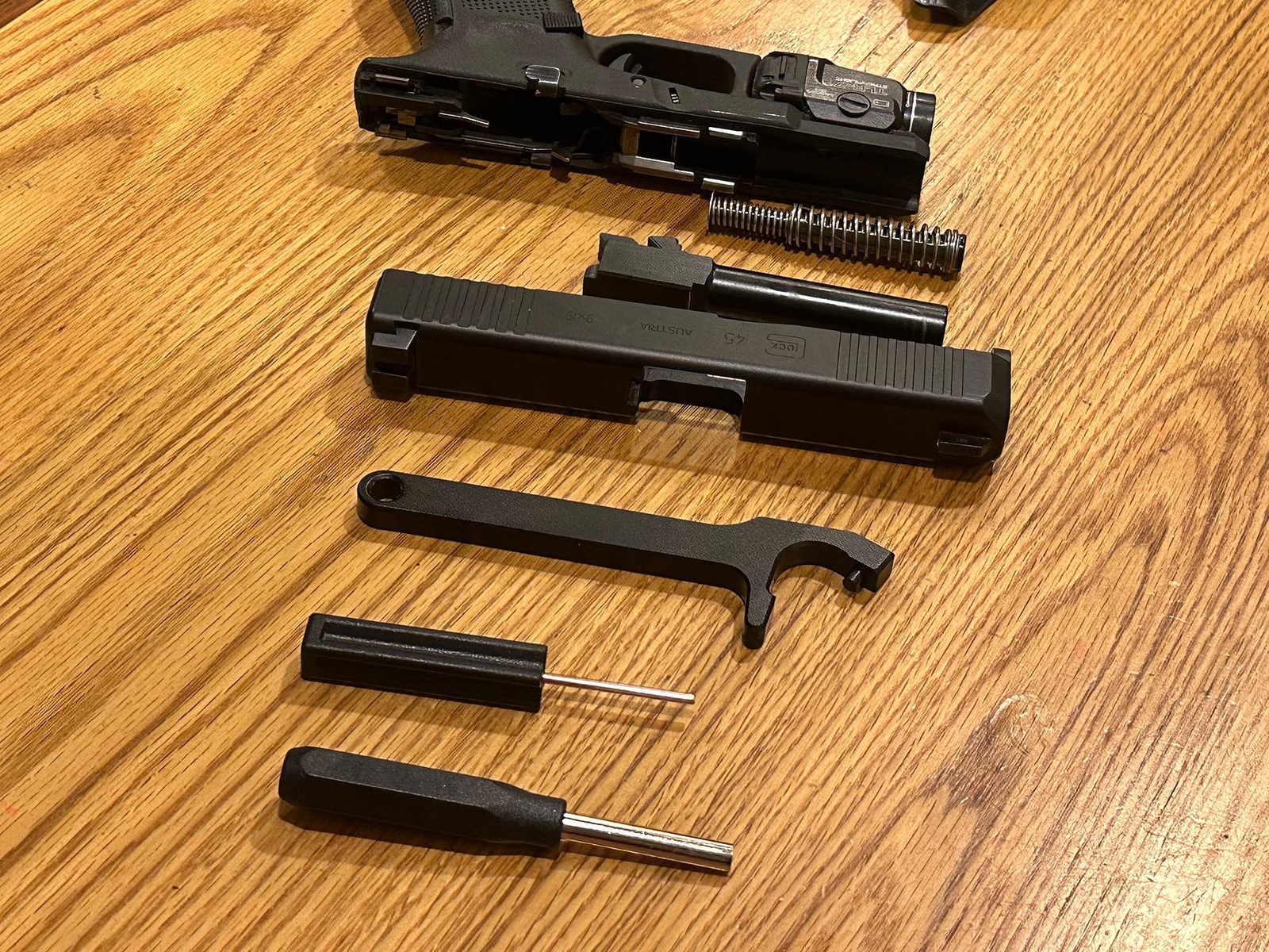 Tools Kit for Glock, Front Sight Remove Pin Punch Magazine Disassembly Tools ...