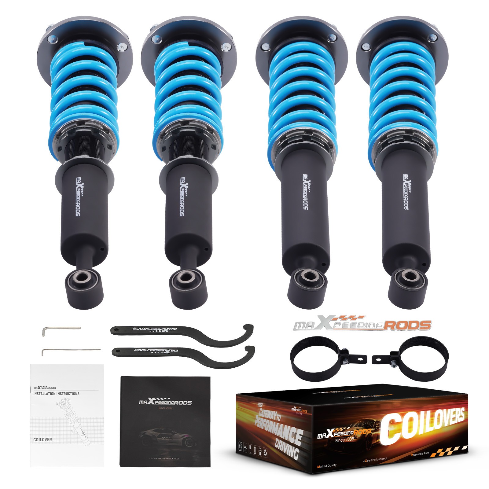 24 Level Damper Adj. Coilovers Lowering Kit For Lexus LS400 (UCF20) 1995-2000