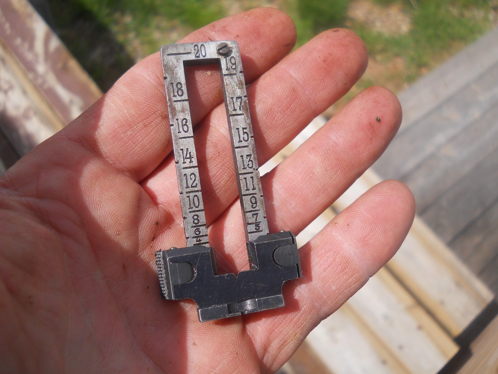 argentine model 1891 mauser rifle complete rear sight w spring screw & rollpin